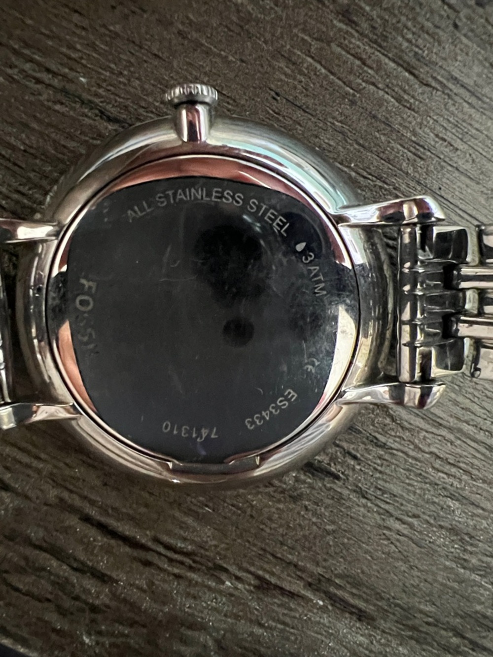 Fossil Silver Stainless Steel Roman Dial Bracelet Watch - Picture 4 of 5